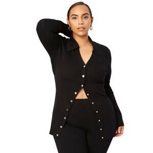 Danielle Bernstein Button Cardigan Sweater NWT